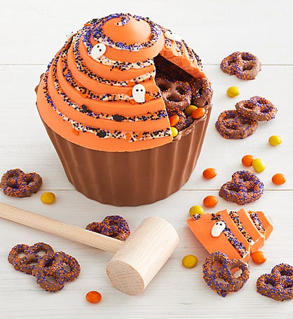 Simply Chocolate Breakable Halloween Cupcake